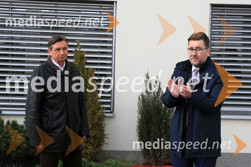  Borut Pahor, predsednik Republike Slovenije;  Christof  Vollstedt, direktor Henkel MariborPahor obiskal Henkel Maribor