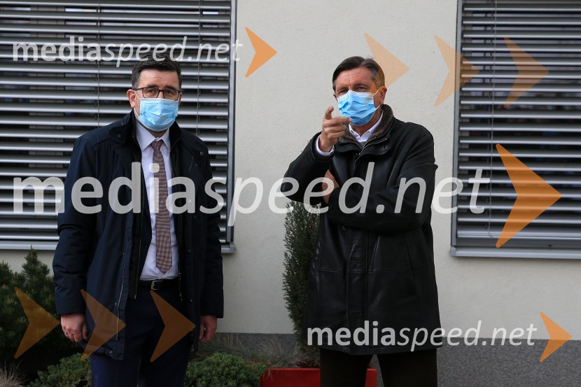  Christof  Vollstedt, direktor Henkel Maribor;  Borut Pahor, predsednik Republike SlovenijePahor obiskal Henkel Maribor