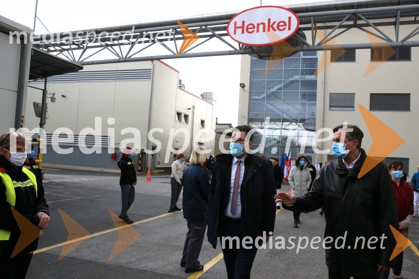  Christof  Vollstedt, direktor Henkel Maribor;  Borut Pahor, predsednik Republike SlovenijePahor obiskal Henkel Maribor