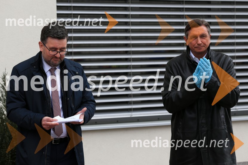  Christof  Vollstedt, direktor Henkel Maribor;  Borut Pahor, predsednik Republike SlovenijePahor obiskal Henkel Maribor