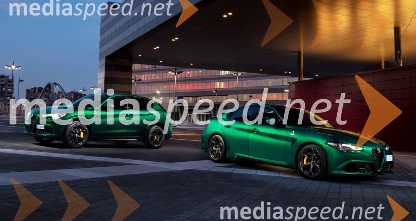 Nova modela Giulia in Stelvio QuadrifoglioNova modela Giulia in Stelvio Quadrifoglio modelnega leta 2020: moč v vsaki podrobnosti