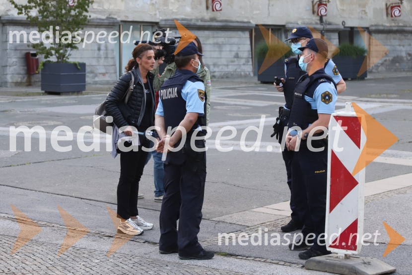 Protivladni protest na kolesih v Mariboru