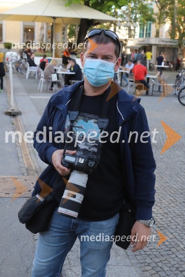 Protivladni protest na kolesih v Mariboru