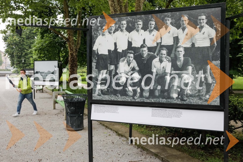 100 let Nogometne zveze Slovenije, otvoritev razstave
