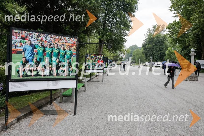 100 let Nogometne zveze Slovenije, otvoritev razstave