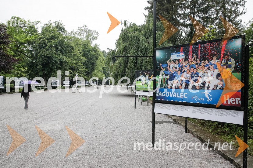 100 let Nogometne zveze Slovenije, otvoritev razstave