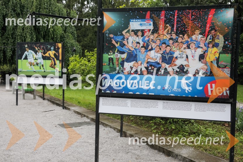 100 let Nogometne zveze Slovenije, otvoritev razstave