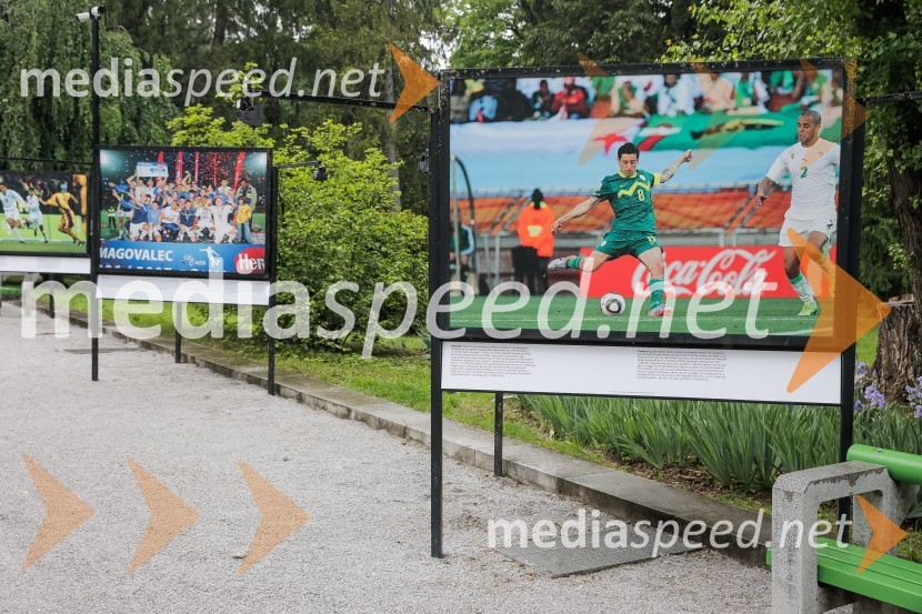 100 let Nogometne zveze Slovenije, otvoritev razstave