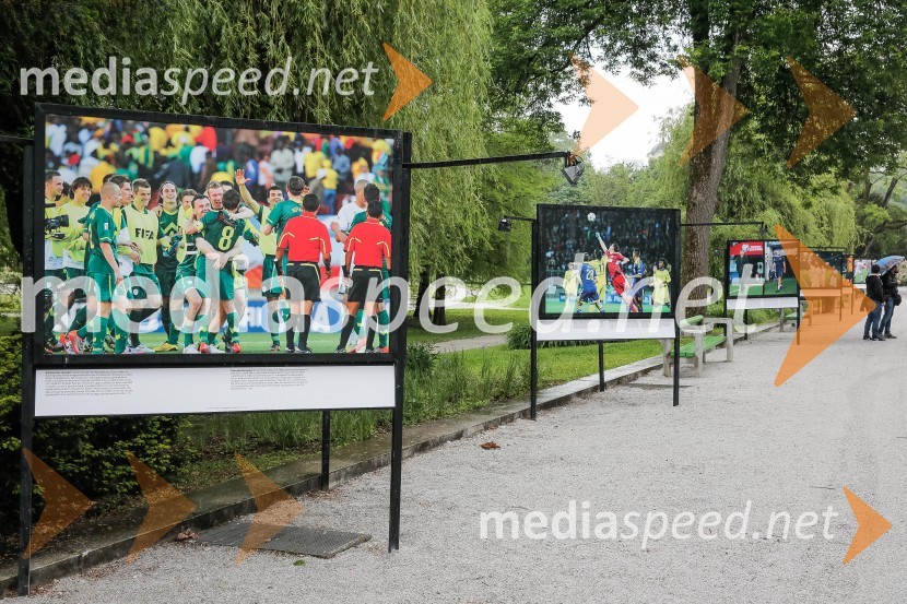 100 let Nogometne zveze Slovenije, otvoritev razstave