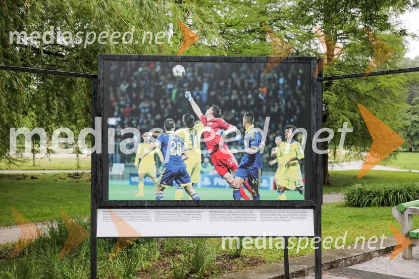 100 let Nogometne zveze Slovenije, otvoritev razstave