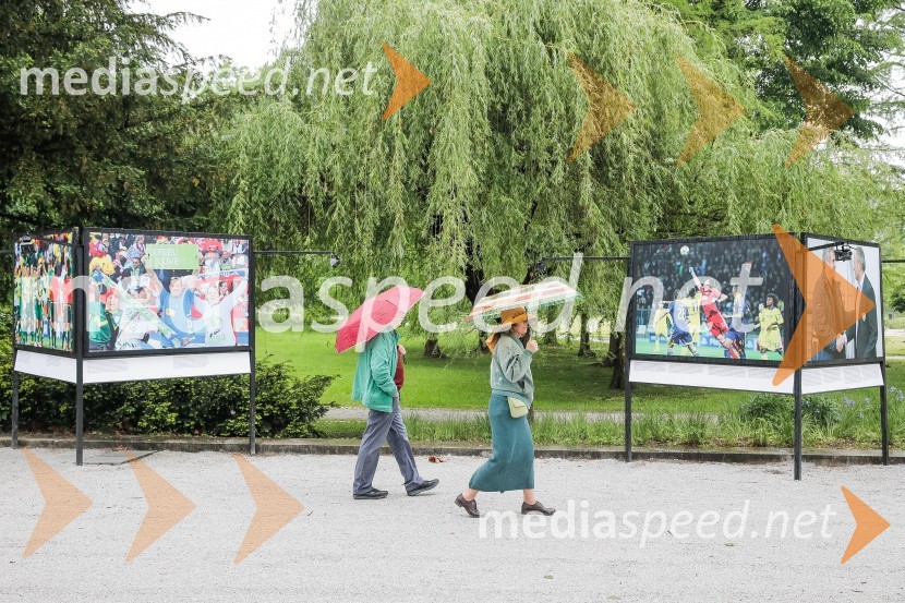 100 let Nogometne zveze Slovenije, otvoritev razstave