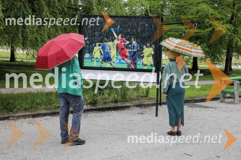100 let Nogometne zveze Slovenije, otvoritev razstave