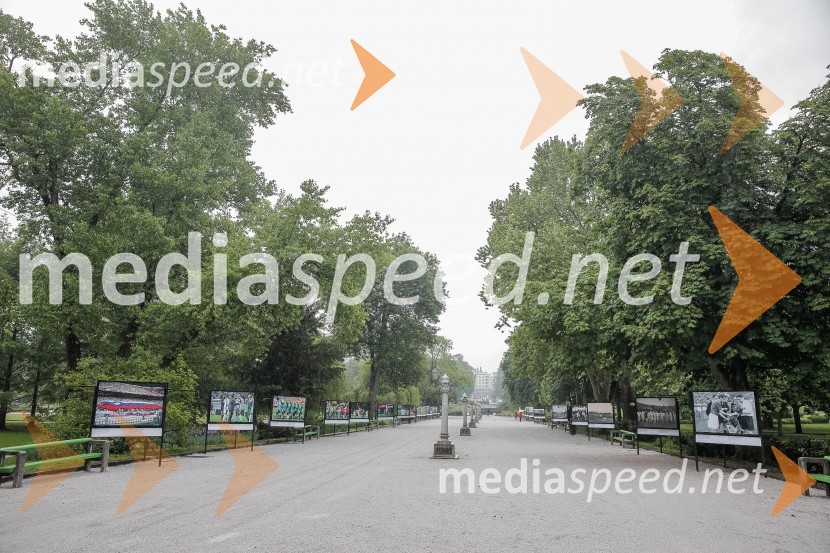 100 let Nogometne zveze Slovenije, otvoritev razstave