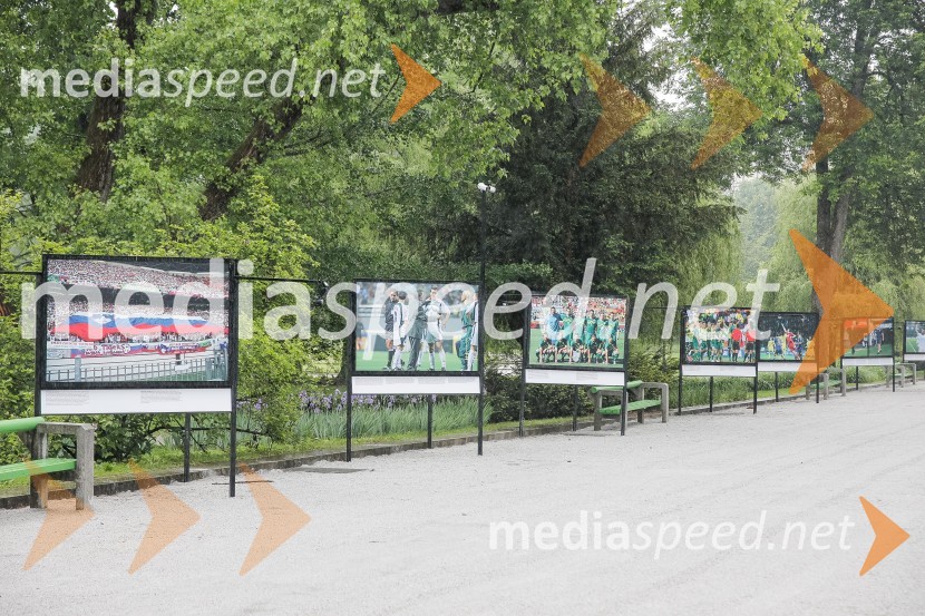 100 let Nogometne zveze Slovenije, otvoritev razstave