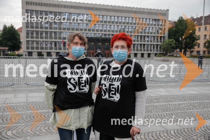 Tretji protivladni protest v Ljubljani