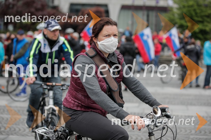 Tretji protivladni protest v Ljubljani