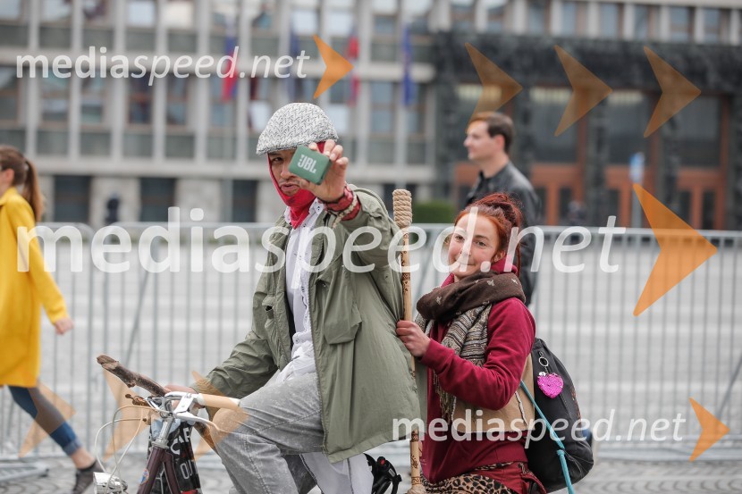 Tretji protivladni protest v Ljubljani