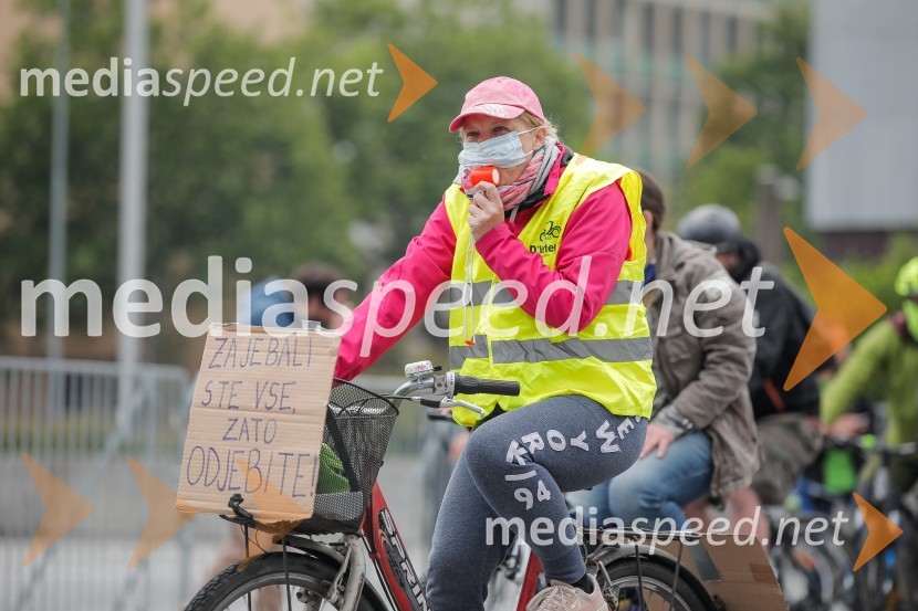 Tretji protivladni protest v Ljubljani