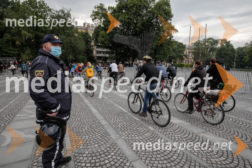 Tretji protivladni protest v Ljubljani