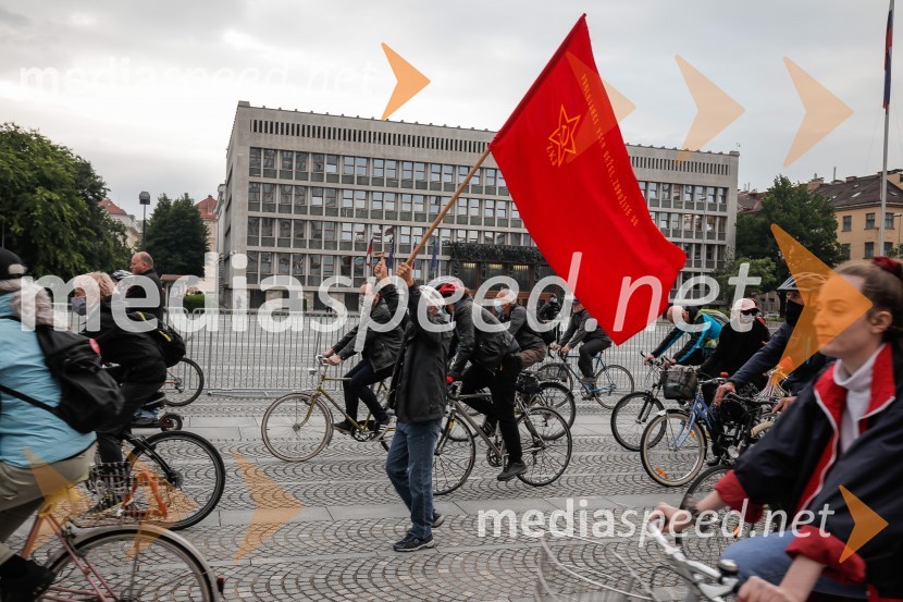 Tretji protivladni protest v Ljubljani