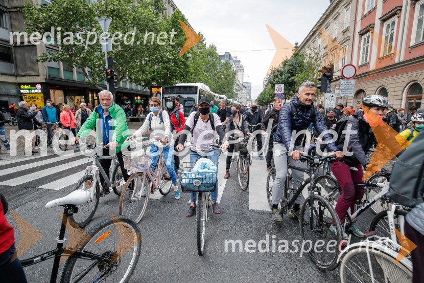 Tretji protivladni protest v Ljubljani