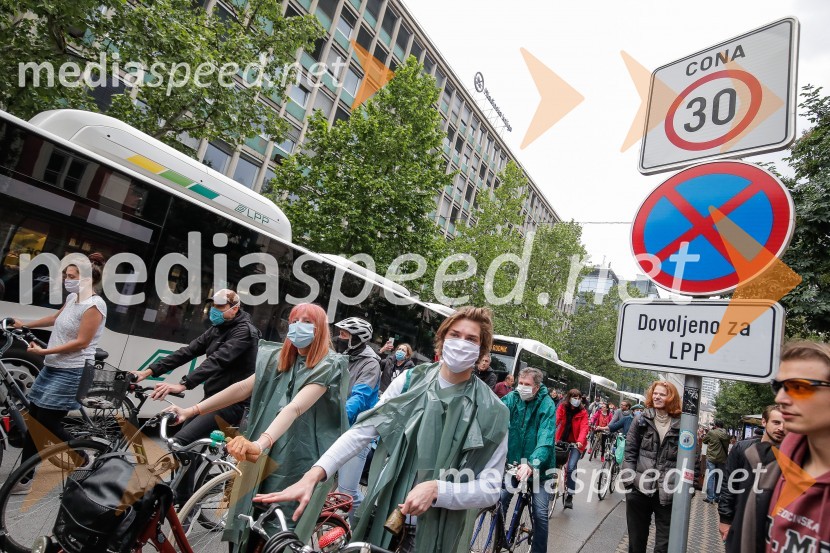 Tretji protivladni protest v Ljubljani