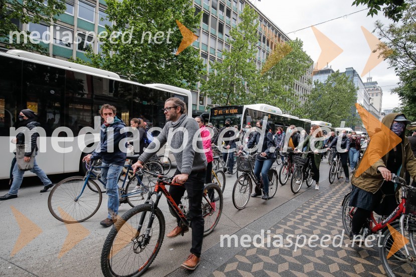Tretji protivladni protest v Ljubljani