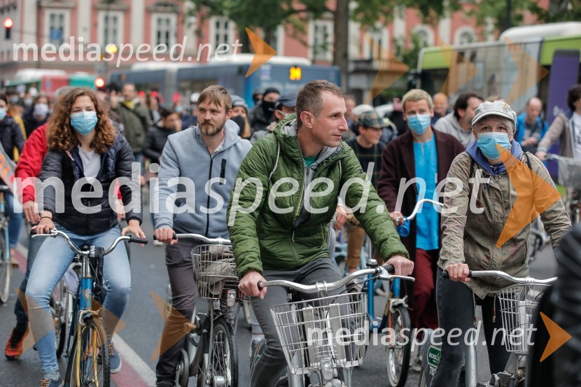 Tretji protivladni protest v Ljubljani
