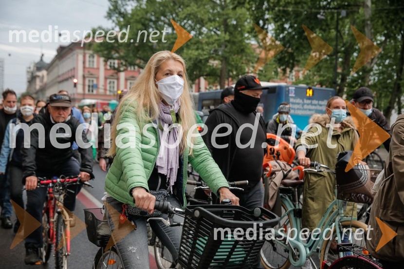 Tretji protivladni protest v Ljubljani