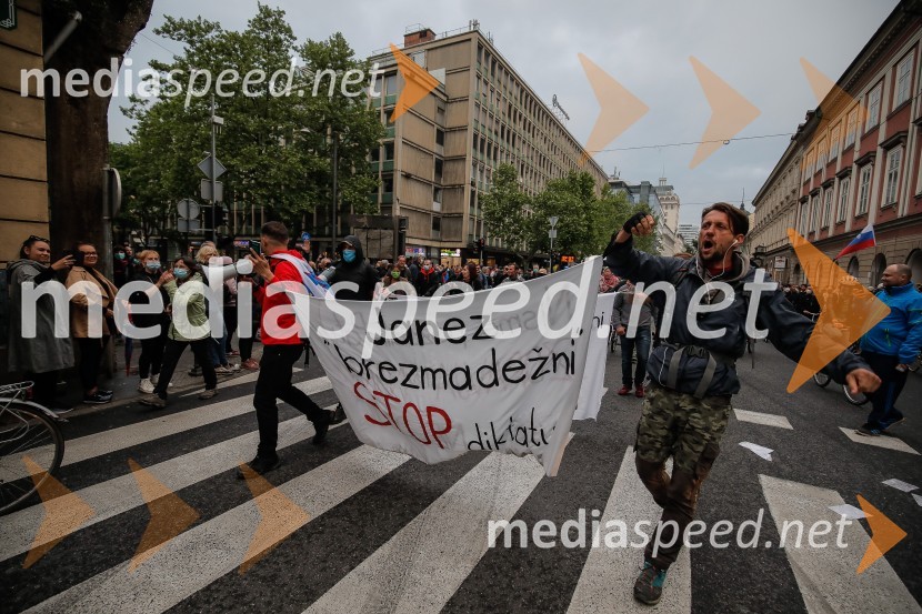  Zlatan  Čordić - Zlatko, raperTretji protivladni protest v Ljubljani