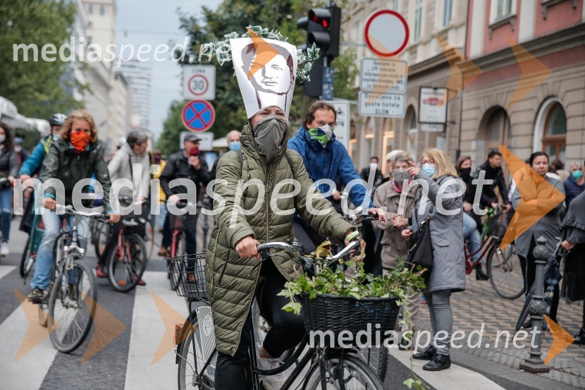 Tretji protivladni protest v Ljubljani