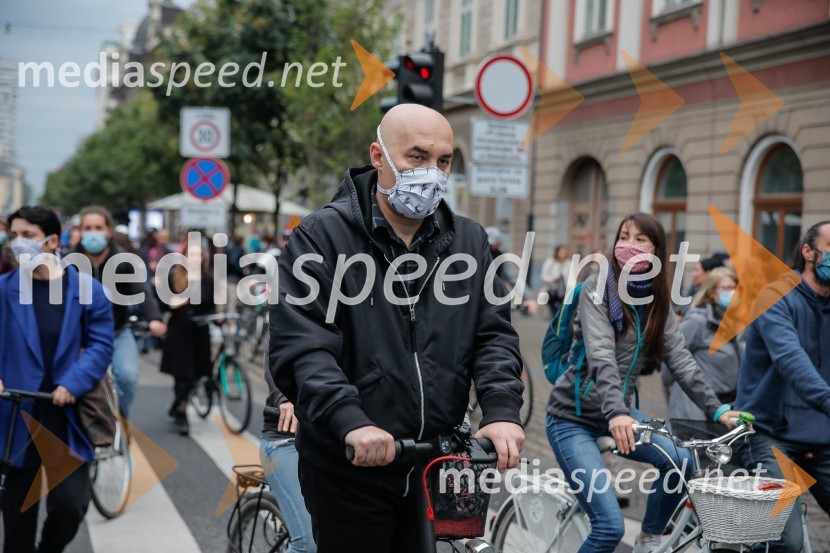Tretji protivladni protest v Ljubljani