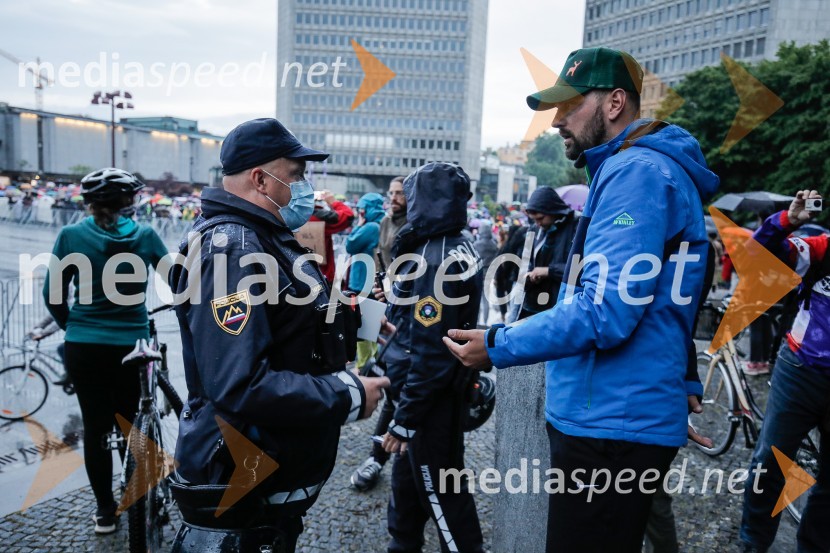 Tretji protivladni protest v Ljubljani