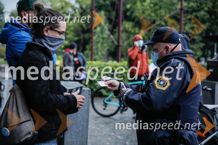 Tretji protivladni protest v Ljubljani