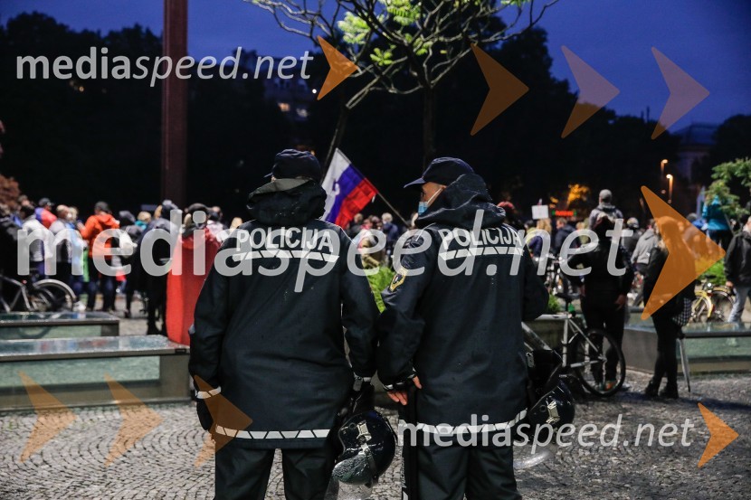 Tretji protivladni protest v Ljubljani