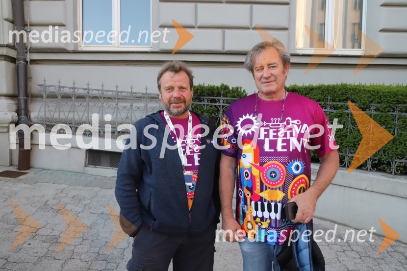  Andrej Borko, pomočnik direktorja Narodnega doma Maribor;  Vladimir  Rukavina Gogo, direktor Narodnega doma Maribor ter direktor Festivala Lent Tadej Toš, stand up komedija v Narodnem domu