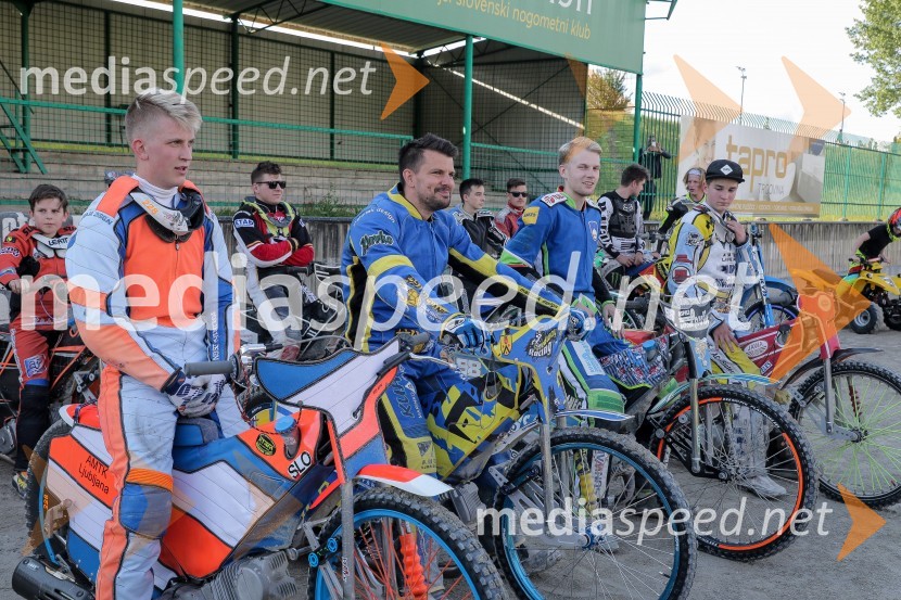 Zadnji uradni trening speedway na stadionu v športnem parku Ilirija