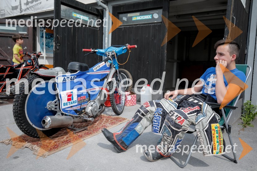 Zadnji uradni trening speedway na stadionu v športnem parku Ilirija