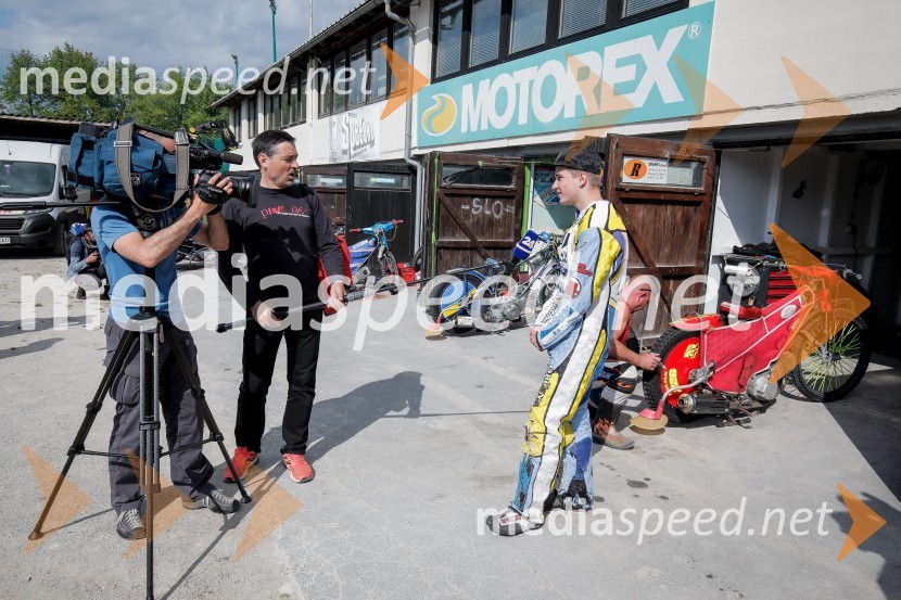 Zadnji uradni trening speedway na stadionu v športnem parku Ilirija