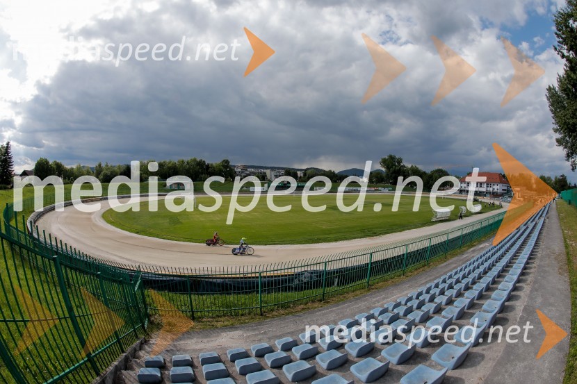 Zadnji uradni trening speedway na stadionu v športnem parku Ilirija