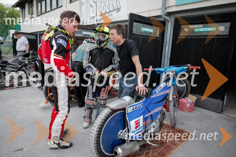 Zadnji uradni trening speedway na stadionu v športnem parku Ilirija