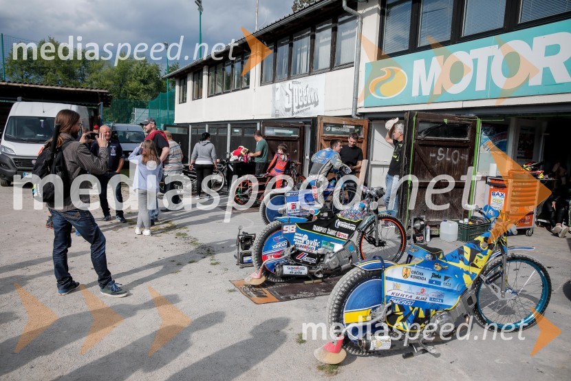 Zadnji uradni trening speedway na stadionu v športnem parku Ilirija