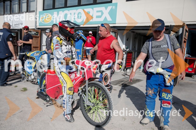 Zadnji uradni trening speedway na stadionu v športnem parku Ilirija