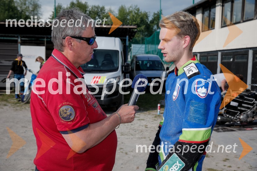 Zadnji uradni trening speedway na stadionu v športnem parku Ilirija