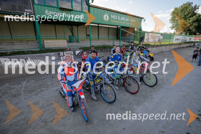 Zadnji uradni trening speedway na stadionu v športnem parku Ilirija