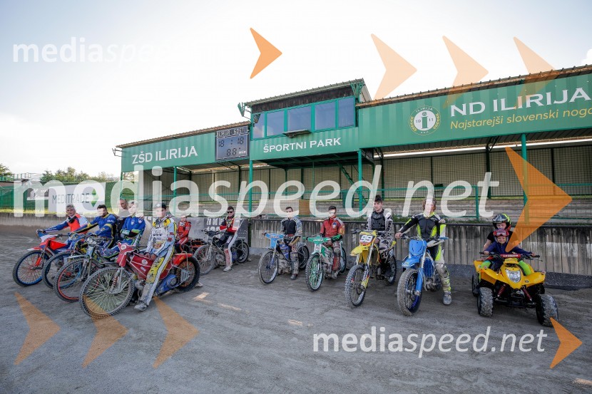 Zadnji uradni trening speedway na stadionu v športnem parku Ilirija