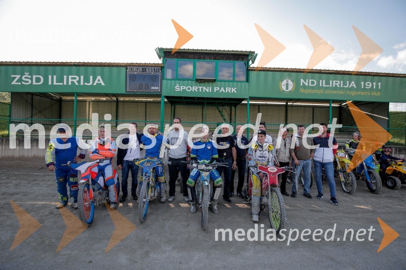 Zadnji uradni trening speedway na stadionu v športnem parku Ilirija