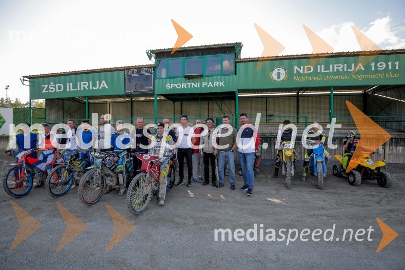 Zadnji uradni trening speedway na stadionu v športnem parku Ilirija