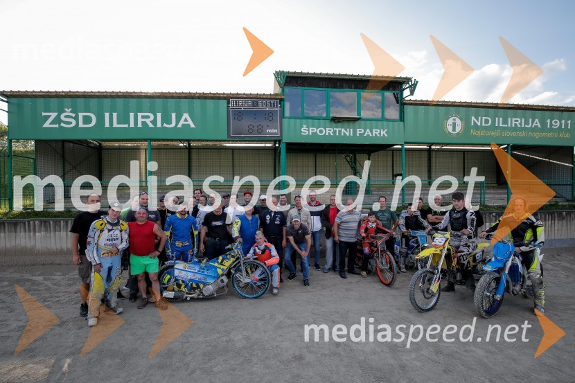 Zadnji uradni trening speedway na stadionu v športnem parku Ilirija