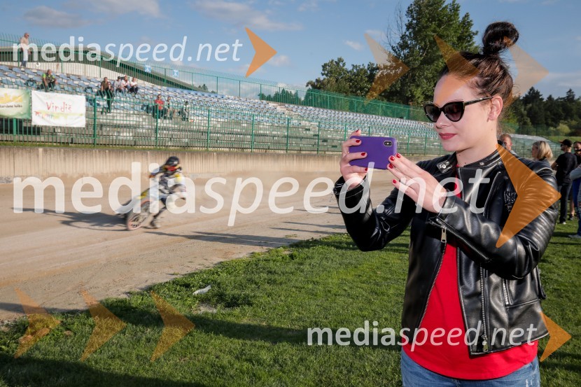 Zadnji uradni trening speedway na stadionu v športnem parku Ilirija